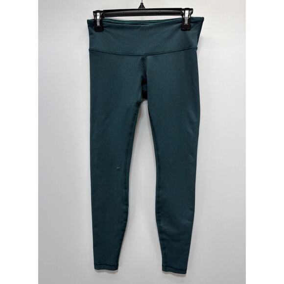 Lululemon size 6 laguna green high rise leggings mapped out 28" - Picture 1 of 6